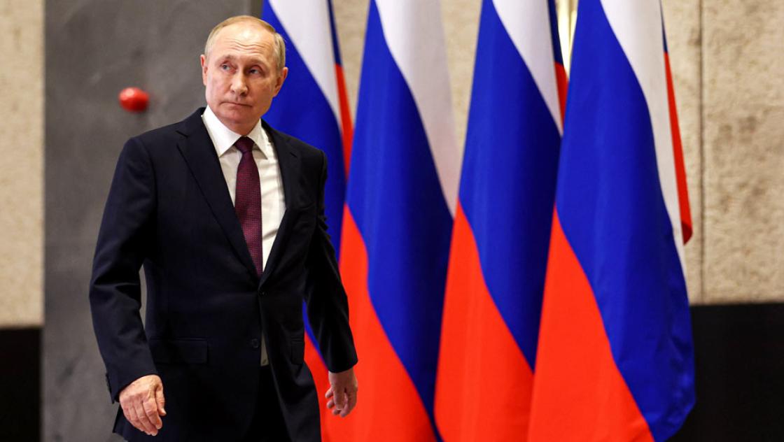 Wladimir Putin beim SCO-Gipfel 2022 in Samarkand, Usbekistan, 16.9.2022 (IMAGO/ITAR-TASS) Wladimir Putin beim SCO-Gipfel 2022 in Samarkand, Usbekistan, 16.9.2022 (IMAGO/ITAR-TASS)
