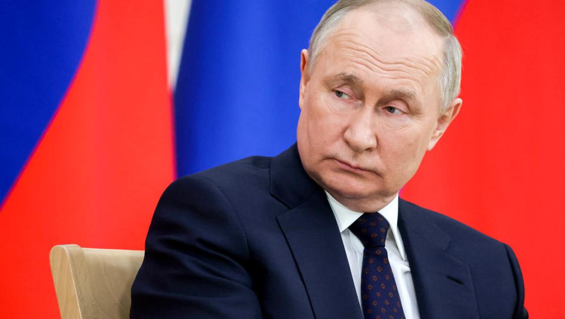 Der russische Präsident Wladimir Putin in Moskau, 12.12.2023 (IMAGO / ITAR-TASS / Mikhail Tereshchenko) Der russische Präsident Wladimir Putin in Moskau, 12.12.2023 (IMAGO / ITAR-TASS / Mikhail Tereshchenko)