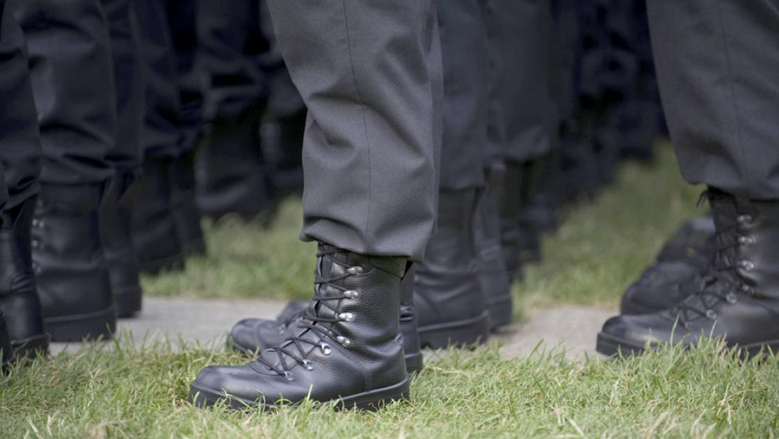 Stiefel von Soldaten der Bundeswehr, 20.07.2011 (IMAGO / IPON)