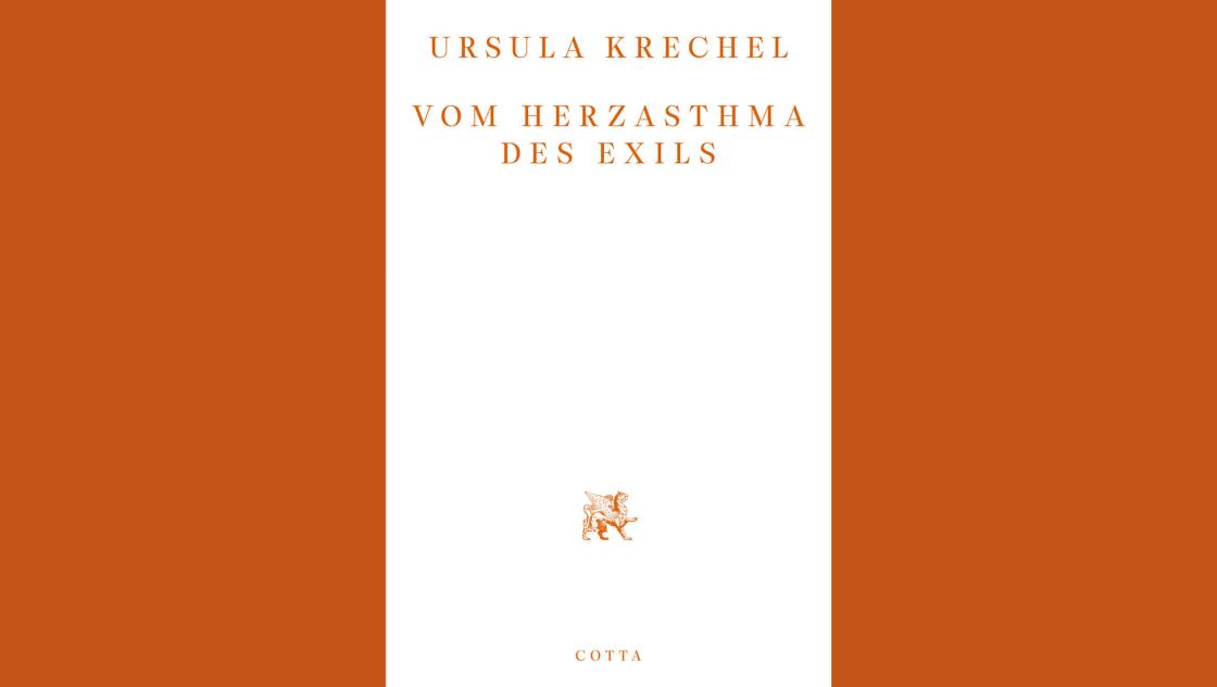  Bild: Ursula Krechel, Vom Herzasthma des Exils. Cover: Klett-Cotta Verlag 