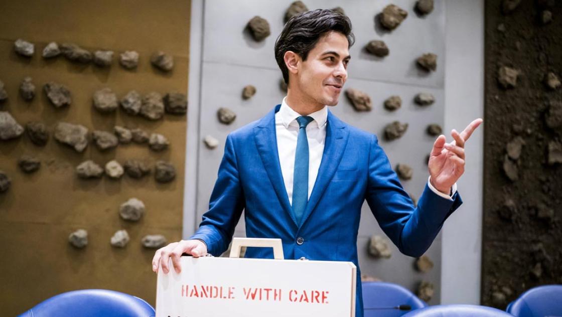 Rob Jetten, Parteivorsitzender der niederländischen Partei D66 (IMAGO / ANP)