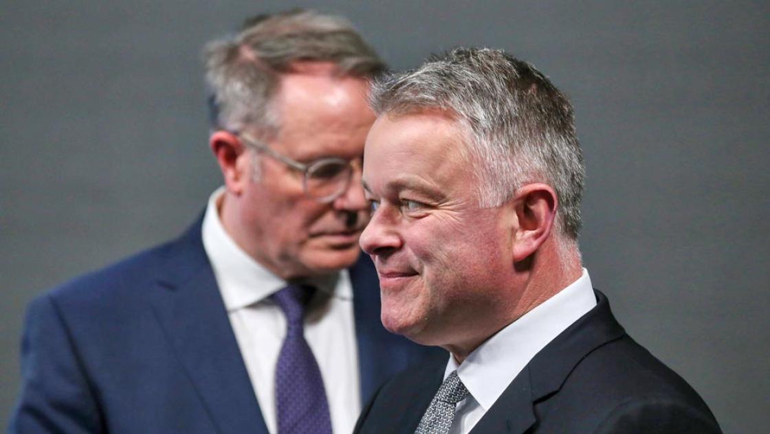 Alexander Schweitzer (SPD) und Gordon Schnieder (CDU), 22.3.2026 (IMAGO / dts Nachrichtenagentur)