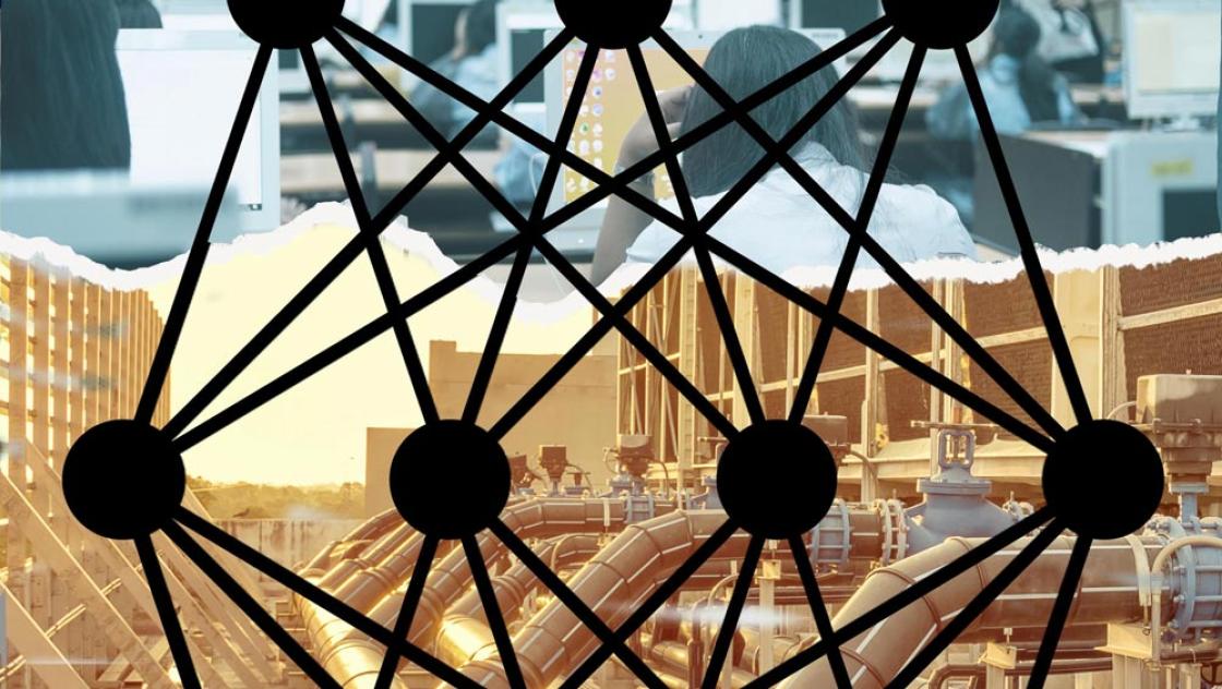 Extraction Network 1 by Kathryn Conrad & Rose Willis / https://betterimagesofai.org / https://creativecommons.org/licenses/by/4.0/ 