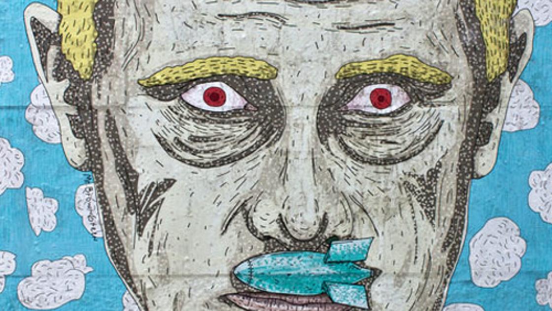 Karikatur von Wladimir Putin