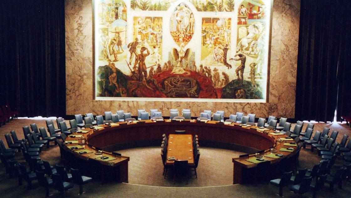 Sitzungssaal der UN