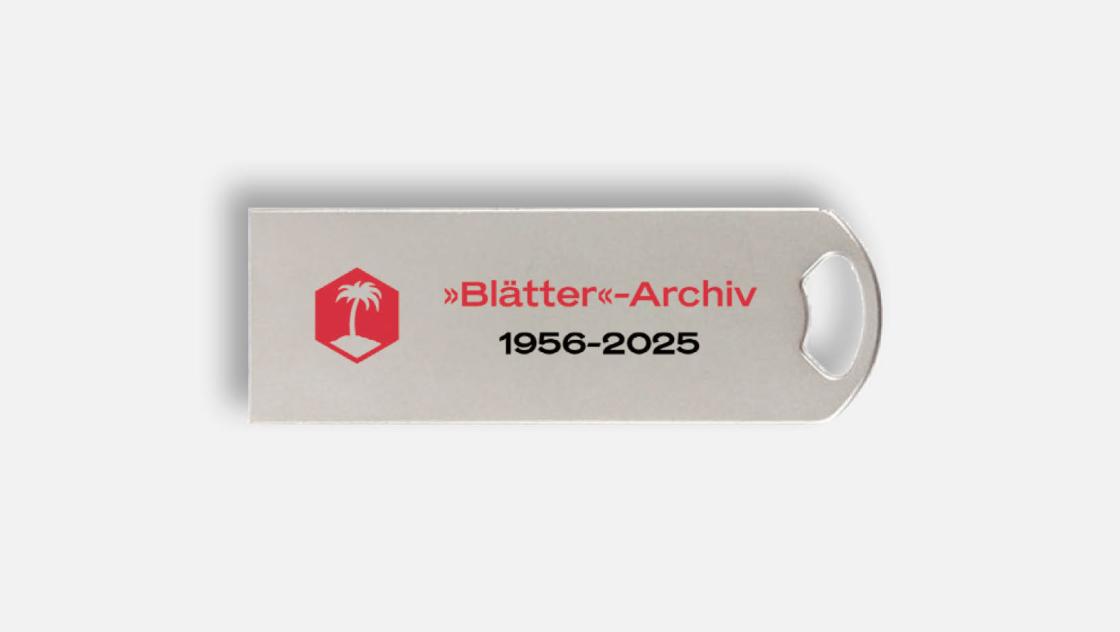 USB-Stick »Blätter«-Archiv 1956-2025