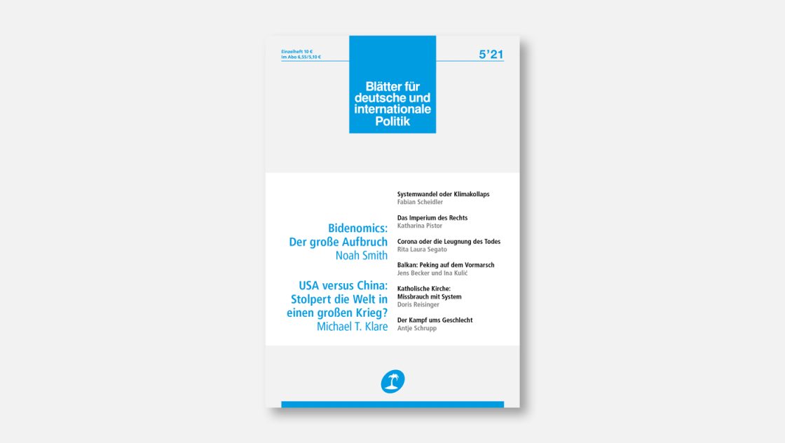 »Blätter«-Ausgabe 5/2021