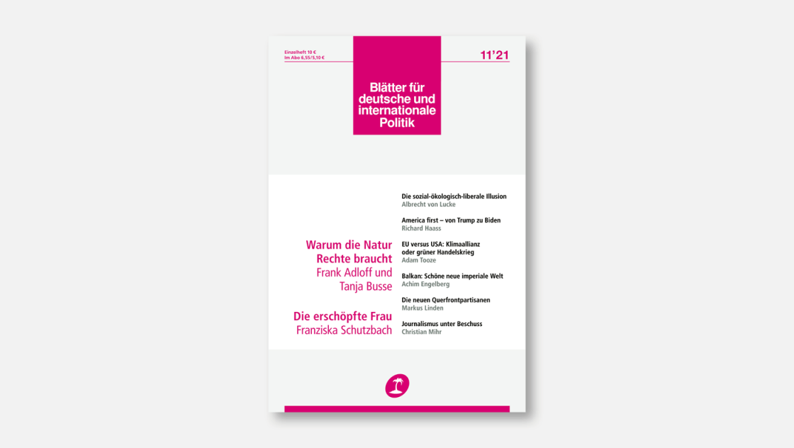 »Blätter«-Ausgabe 11/2019