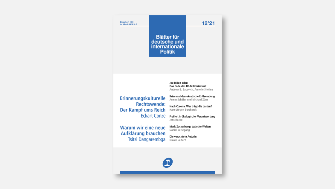 »Blätter«-Ausgabe 12/2021