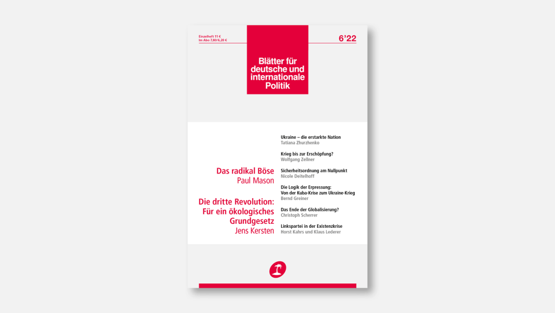 »Blätter«-Ausgabe 6/2022