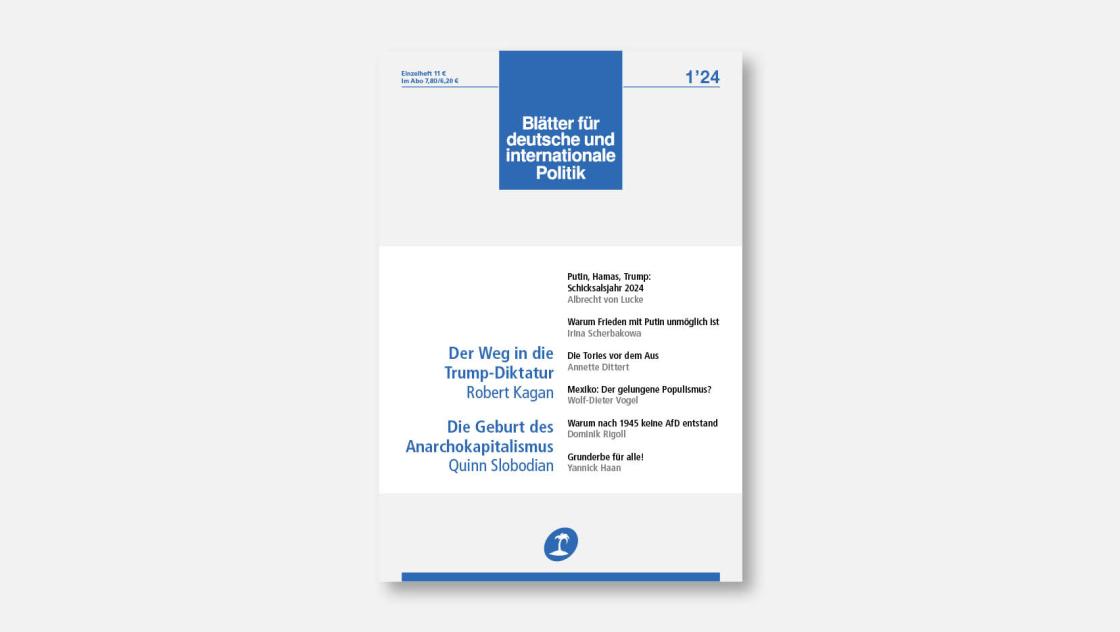 »Blätter«-Ausgabe 1/2024