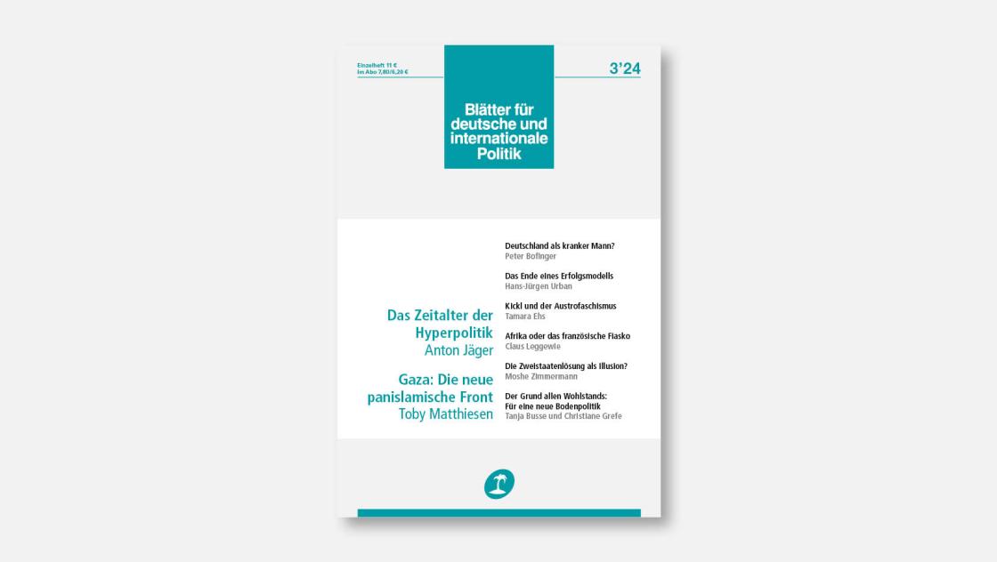 »Blätter«-Ausgabe 3/2024