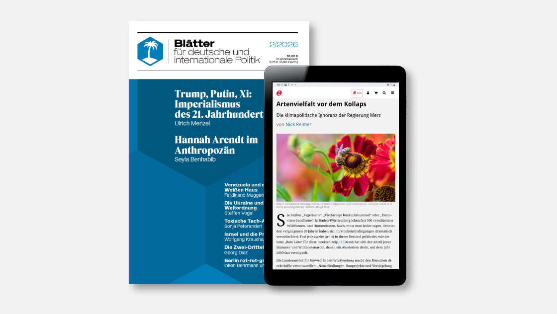 Das »Blätter«-Probebao