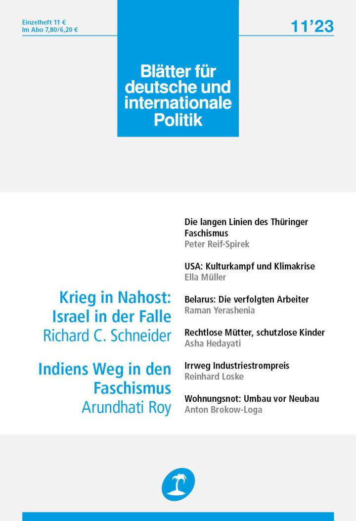 »Blätter«-Ausgabe 11/2023