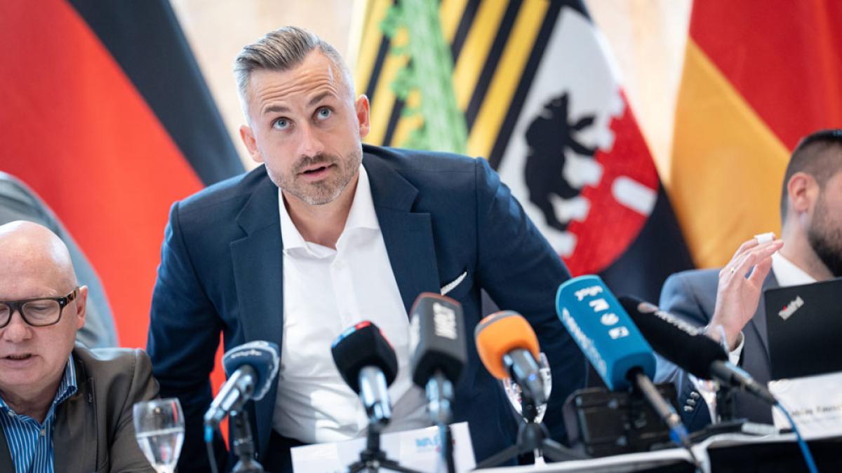 Ulrich Siegmund, AfD-Spitzenkandidat für die bevorstehende Landtagswahl in Sachsen-Anhalt, 4.6.2026 (IMAGO / Chris Emil Janßen)
