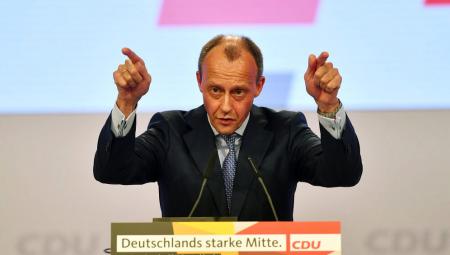 Friedrich Merz redet auf dem 32. CDU-Parteitag