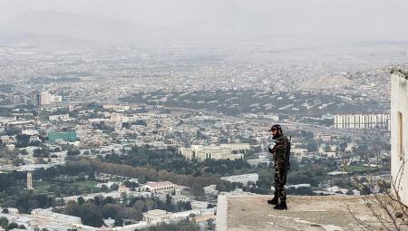 Taliban-Außenposten auf dem Berg Koh-e Asamai, 14.10.2021 (IMAGO / ITAR-TASS)