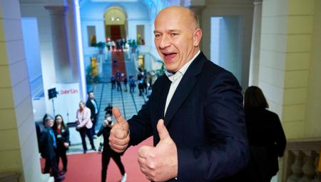 CDU-Spitzenkandidat Kai Wegner nach der Wahl in Berlin, 12.2.2023 (IMAGO / Mike Schmidt)