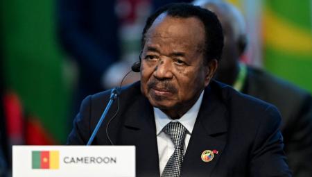 Kameruns Präsident Paul Biya, 28.7.2023 (IMAGO / SNA)