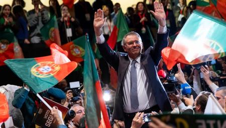 Portugals neuer Staatspräsident António José Seguro vom Partido Socialista, 8.2.2026 (IMAGO / ZUMA Press) 