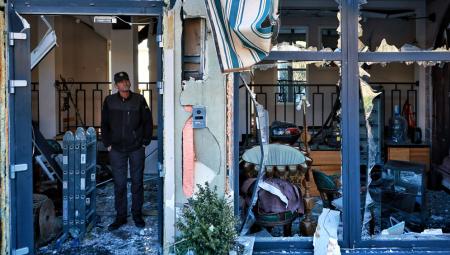 Kriegsschäden in Odesa, 27.4.2026 (IMAGO / Avalon.red)