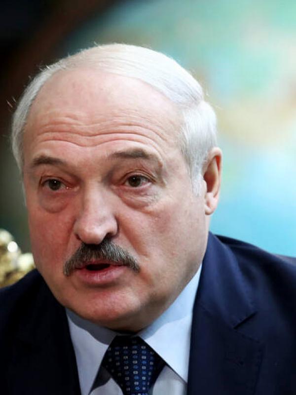 Der weißrussische Präsident Alexander Lukaschenko während eines Treffens mit dem russischen Außenminister Sergej Lawrow im Palast der Unabhängigkeit, 26.11.2020.