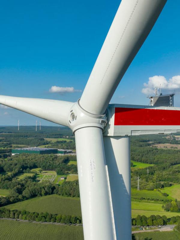 Windpark Große Heide in Nordrhein-Westfalen, 21.8.2023 (IMAGO / Rupert Oberhäuser)