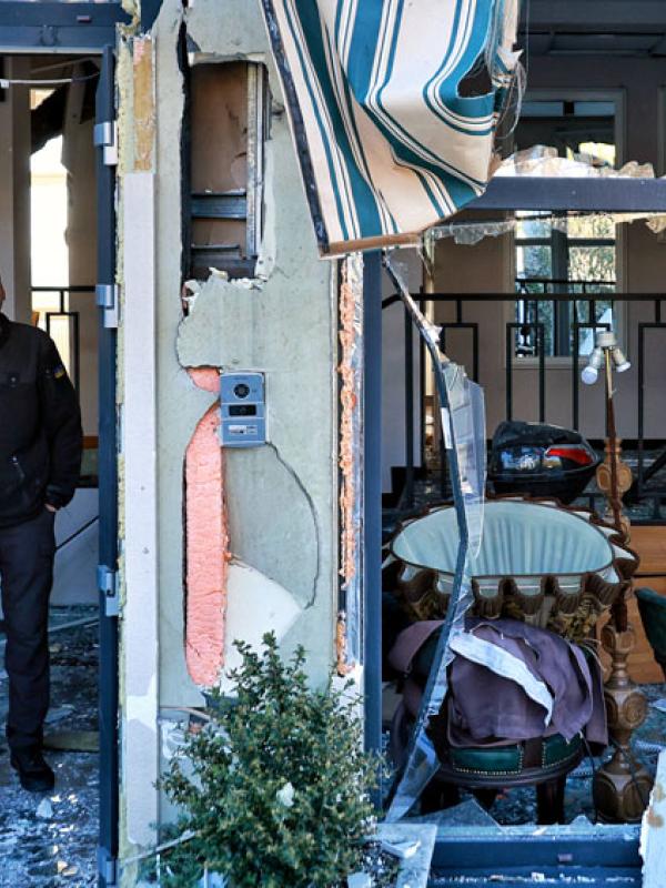 Kriegsschäden in Odesa, 27.4.2026 (IMAGO / Avalon.red)