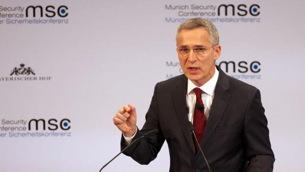 NATO-Generalsekretär Jens Stoltenberg bei der Münchner Sicherheitskonferenz 2020