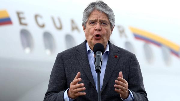 Guillermo Lasso, der Präsident Ecuadors, 13.1.2023 (IMAGO / Agencia Prensa-Independiente /API Guayaquil Guayas Ecuador)