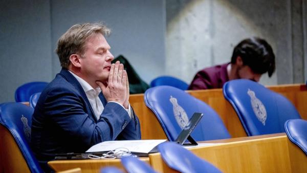 Pieter Omtzigt, Gründer des Nieuw Sociaal Contract (»Neuer Gesellschaftsvertrag«, NSC) in Den Haag, 23.5.2023 (IMAGO / ANP)