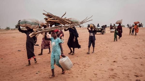 Sudanesische Flüchtlinge im Tschad, 23.6.2024 (IMAGO / Le Pictorium / Adrien Vautier)