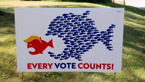 US-Wahl: Wir gegen Ich, Wisconsin, 18.10.2024 (IMAGO / Uwe Kraft)