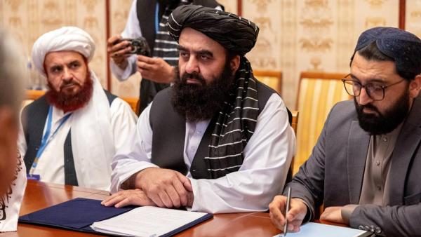 Afghanistans Außenminister Amir Khan Muttaqi bei Moskau-Format-Konsultationen, 7.10.2025 (IMAGO / SNA)