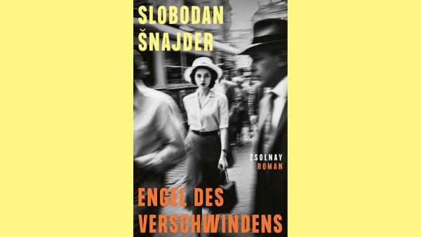Slobodan Šnajder: Engel des Verschwindens. Cover: Zsolnay