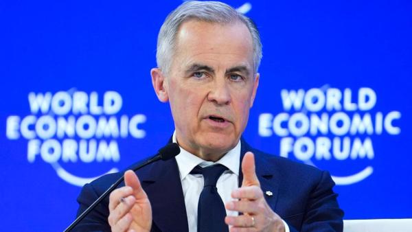 Kanadas Premierminister Mark Carney auf dem World Economic Forum in Davos, 20.1.2026 (IMAGO / ZUMA Press)