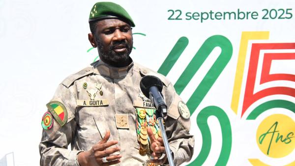 Assimi Goita, Präsident von Mali, 22.9.2025 (IMAGO / Xinhua)