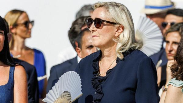 Die rechtsnationale Politikerin Marine Le Pen will trotz der Bestätigung ihres Schuldspruchs wegen Veruntreuung im kommenden Jahr bei der Präsidentschaftswahl in Frankreich antreten, 14.7.2026 (IMAGO / ABACAPRESS)