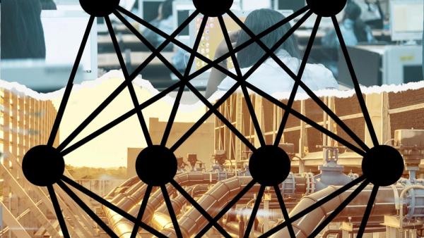 Extraction Network 1 by Kathryn Conrad & Rose Willis / https://betterimagesofai.org / https://creativecommons.org/licenses/by/4.0/ 