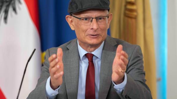 Der Bundesminister für Finanzen Österreichs Markus Marterbauer (SPÖ), 22.9.2026 (IMAGO / Michael Indra)