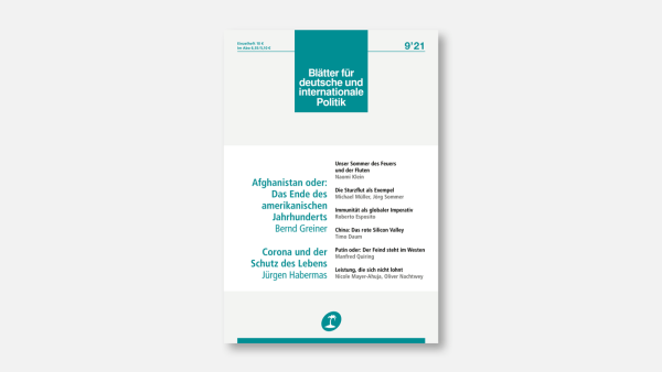 »Blätter«-Ausgabe 9/2021