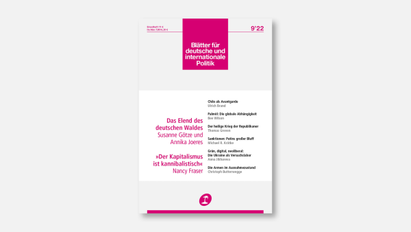 »Blätter«-Ausgabe 9/2022