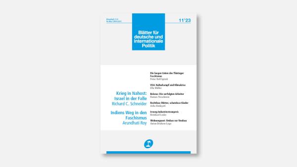 »Blätter«-Ausgabe 11/2023
