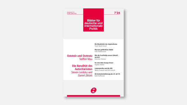 »Blätter«-Ausgabe 7/2024