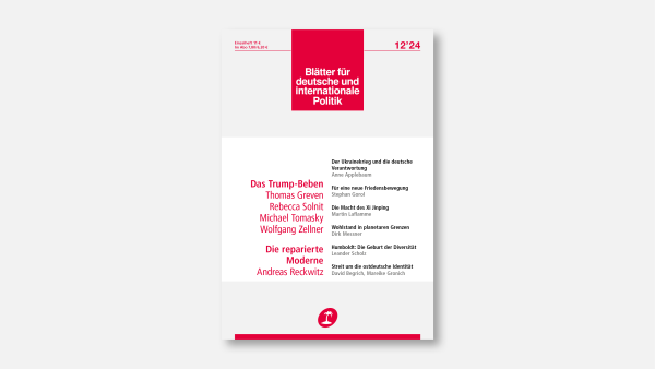 »Blätter«-Ausgabe 12/2024