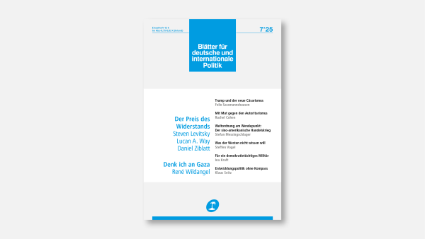»Blätter«-Ausgabe 7/2025