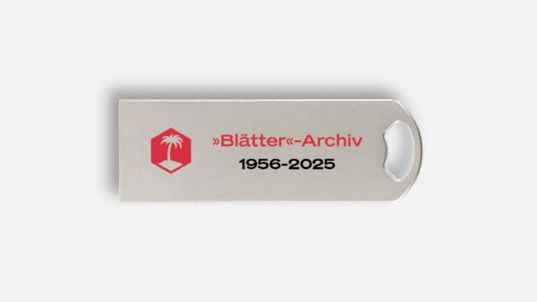 USB-Stick »Blätter«-Archiv 1956-2025