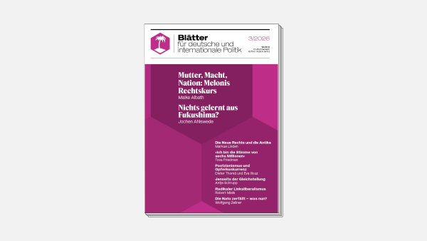 »Blätter«-Ausgabe 3/2026