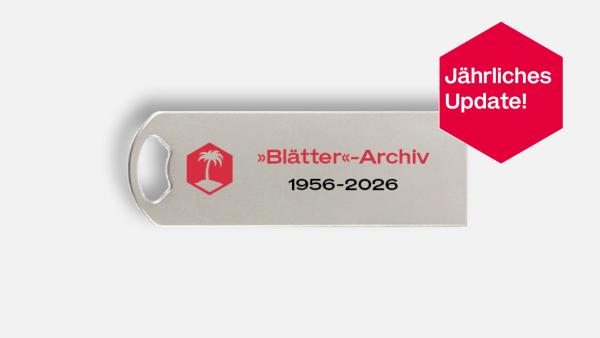 »Blätter«-Archiv 1956-2025 (Abo)